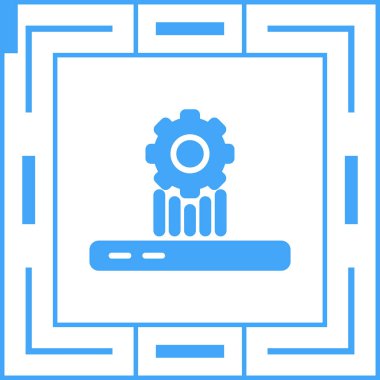 bilgisayar ağ simgesi vektör illüstrasyonu