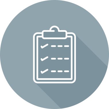 Yapılacaklar listesi simgesi soyut bir grupta izole edildi