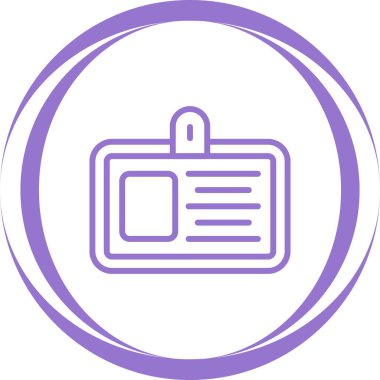 Bir torba belge simgesinin vektör illüstrasyonu