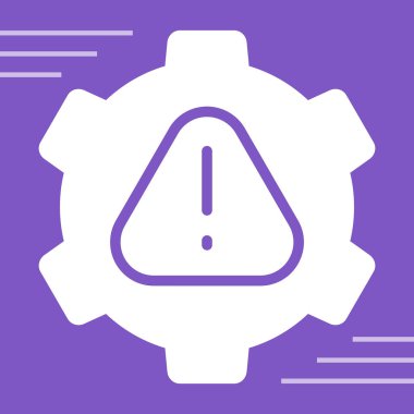 Alarm alarm simgesi ana hat biçiminde