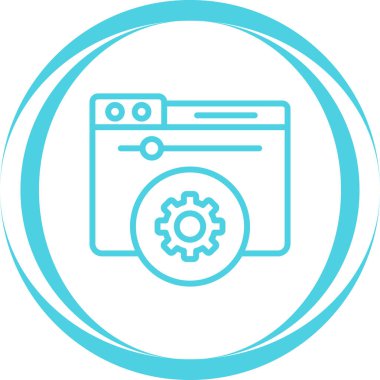 seo modern simgesinin vektör illüstrasyonu