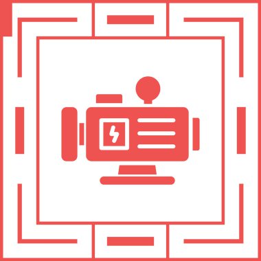 bilgisayar simgesi vektör illüstrasyonu