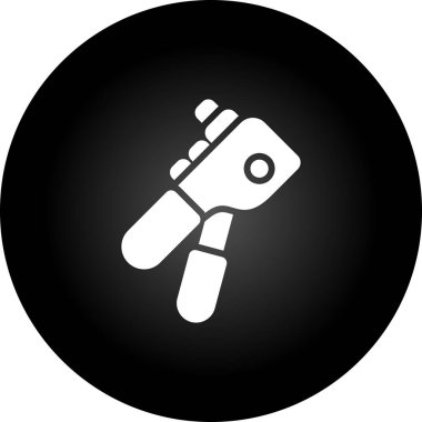 Modern oto tamir simgesinin vektör illüstrasyonu