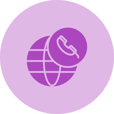 Çağrı merkezi. Web simgesi vektör illüstrasyonu