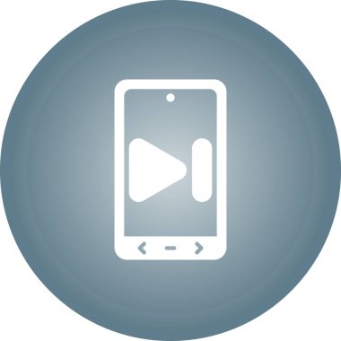 vektör akıllı telefon simgesi, düz tasarım resimleme