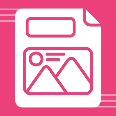 Yazıcı simgesi tasarım, vektör çizim