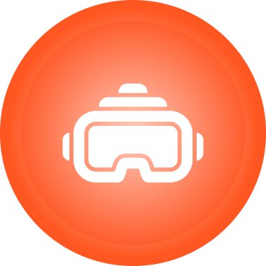 Modern b 'nin vektör illüstrasyonunda vr' nin eksik simgesi