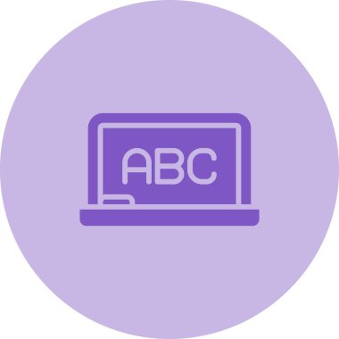 Eğitimin vektör illüstrasyonu modern simge