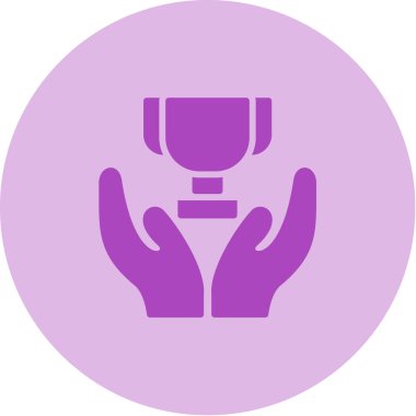 Yuvarlak çerçeve simgesini tutan eller