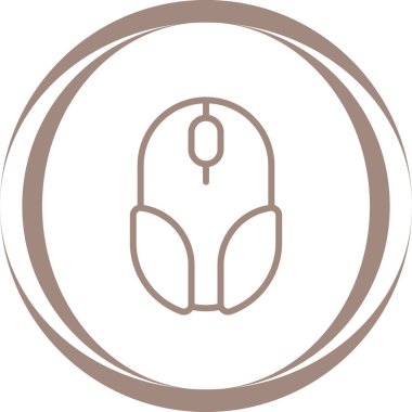 Bir fare simgesinin vektör çizimi