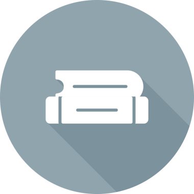 Koltuk vektör simgesi. Basit resimleme