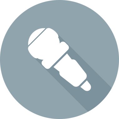 microphone icon web simple illustration