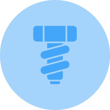 Ampul simgesi. Basit resimleme