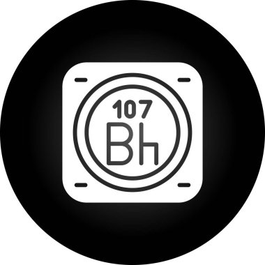 metal kimyasal element simgesi, basit satır biçimi