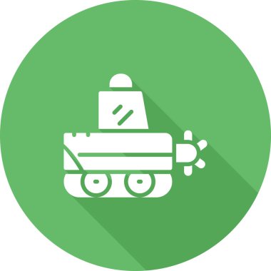 Bir robot simgesinin vektör illüstrasyonu