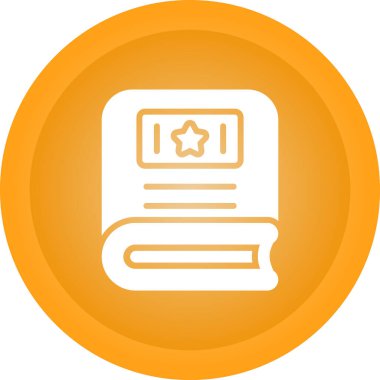 Yıldız simgesinin vektör illüstrasyonu