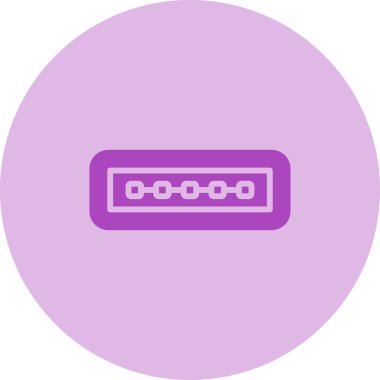 Modern b 'nin vektör illüstrasyonu eksik simgesi