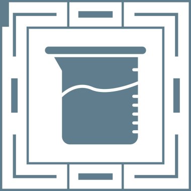 Modern b 'nin vektör illüstrasyonunda su kutusu simgesi yok