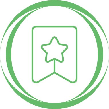 Yıldız. Web simgesi basit tasarım