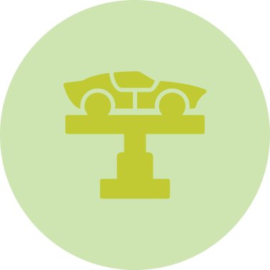 araba simgesi, vektör illüstrasyonu