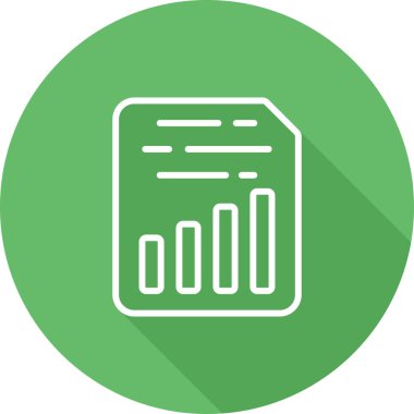 Belge. Web simgesi basit illüstrasyon