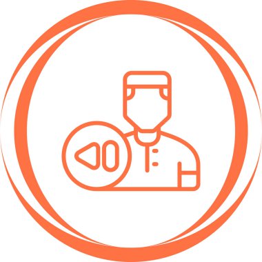 Doktor yuvarlak vektör simgesi