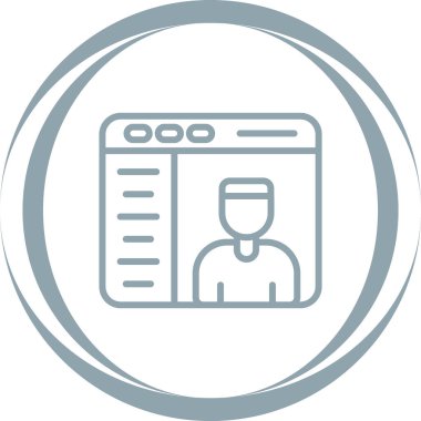 İş ve finans simgesinin vektör illüstrasyonu