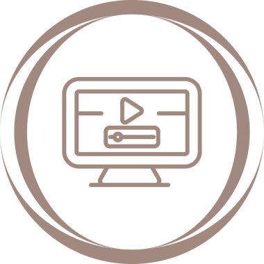 Bilgisayar web simge vektör çizim