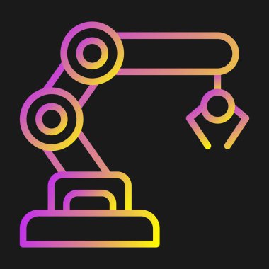 Robot simgesi, vektör çizimi