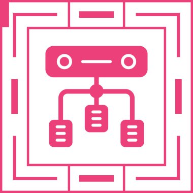 Robot simgesi, vektör çizimi