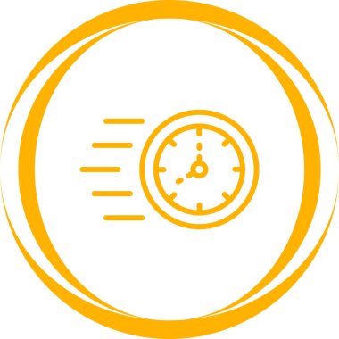 Zaman saati simge vektör çizim