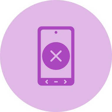 cep telefonu simgesi. Basit resimleme