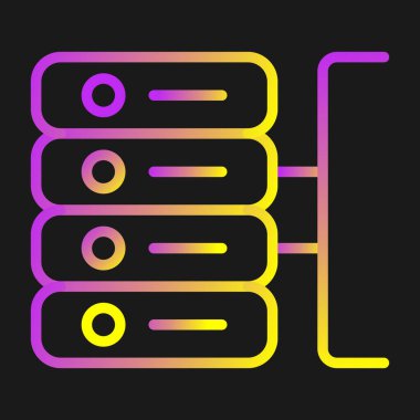 Devre simgesi, vektör illüstrasyonu. düz tasarım biçimi