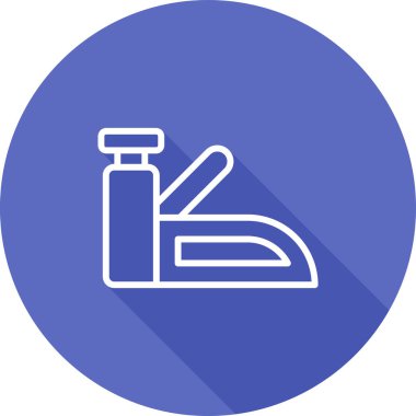 Bir duş simgesinin vektör illüstrasyonu