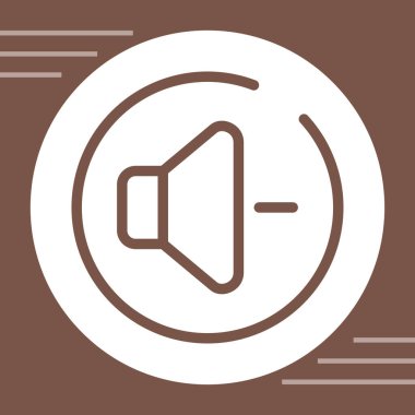 Konuşmacı simgesi. vektör illüstrasyonu