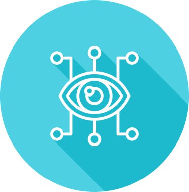 Göz simgesi. vektör illüstrasyonu