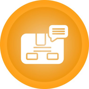 vektör modern simge, konuşma balonu, eps dosyası