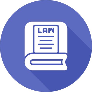 kanun simgesi vektör illüstrasyonu