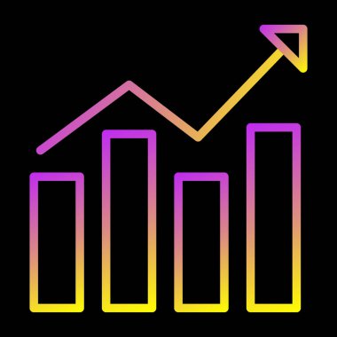 grafik ikonu vektör illüstrasyonu