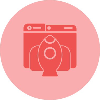 seo modern simgesinin vektör illüstrasyonu