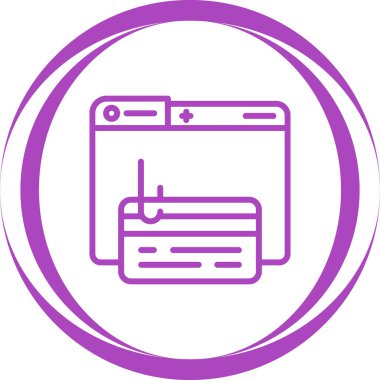 Seo simgesinin vektör illüstrasyonu