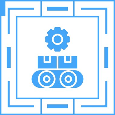 Vektör tren simgesi illüstrasyonu