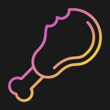 Gıda simgesinin vektör illüstrasyonu