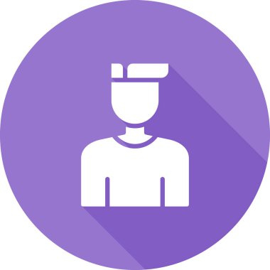 avatar. Web simgesi basit illüstrasyon