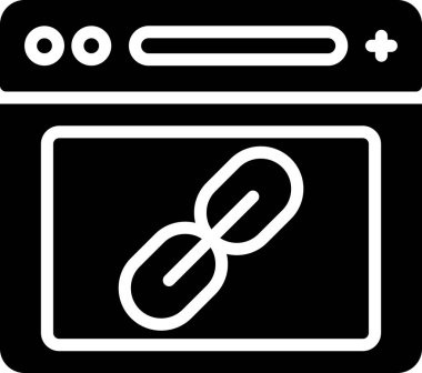 Tarayıcı penceresi web simgesi ana hat biçiminde