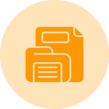 Dizin modern simgesinin vektör illüstrasyonu