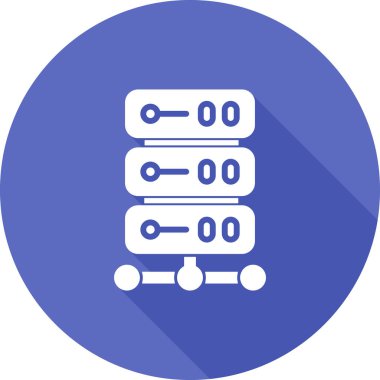 sunucunun sunucu vektör simgesi modern basit vektör illüstrasyonu