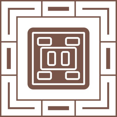 Bir evin vektör simgesi