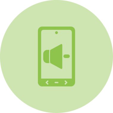 akıllı telefon simgesi vektör illüstrasyonu