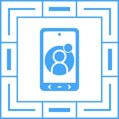 Vektör Mobil simge illüstrasyonu